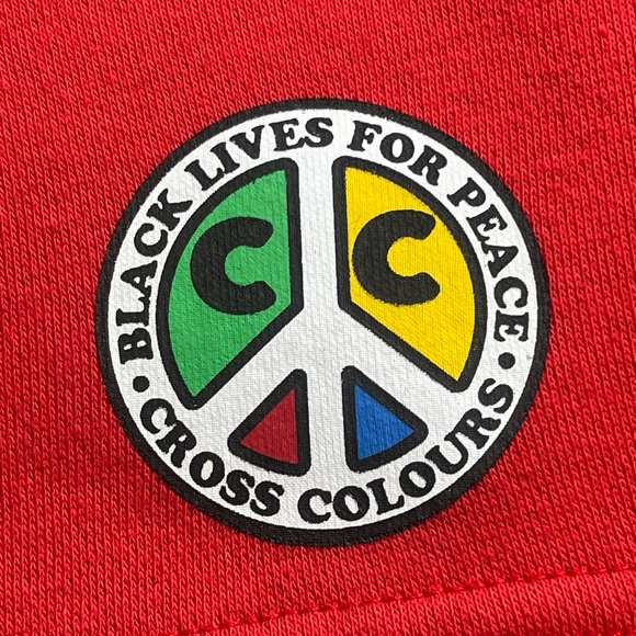 Cross Colours Black Lives for Peace Shorts - Picture 2 of 6